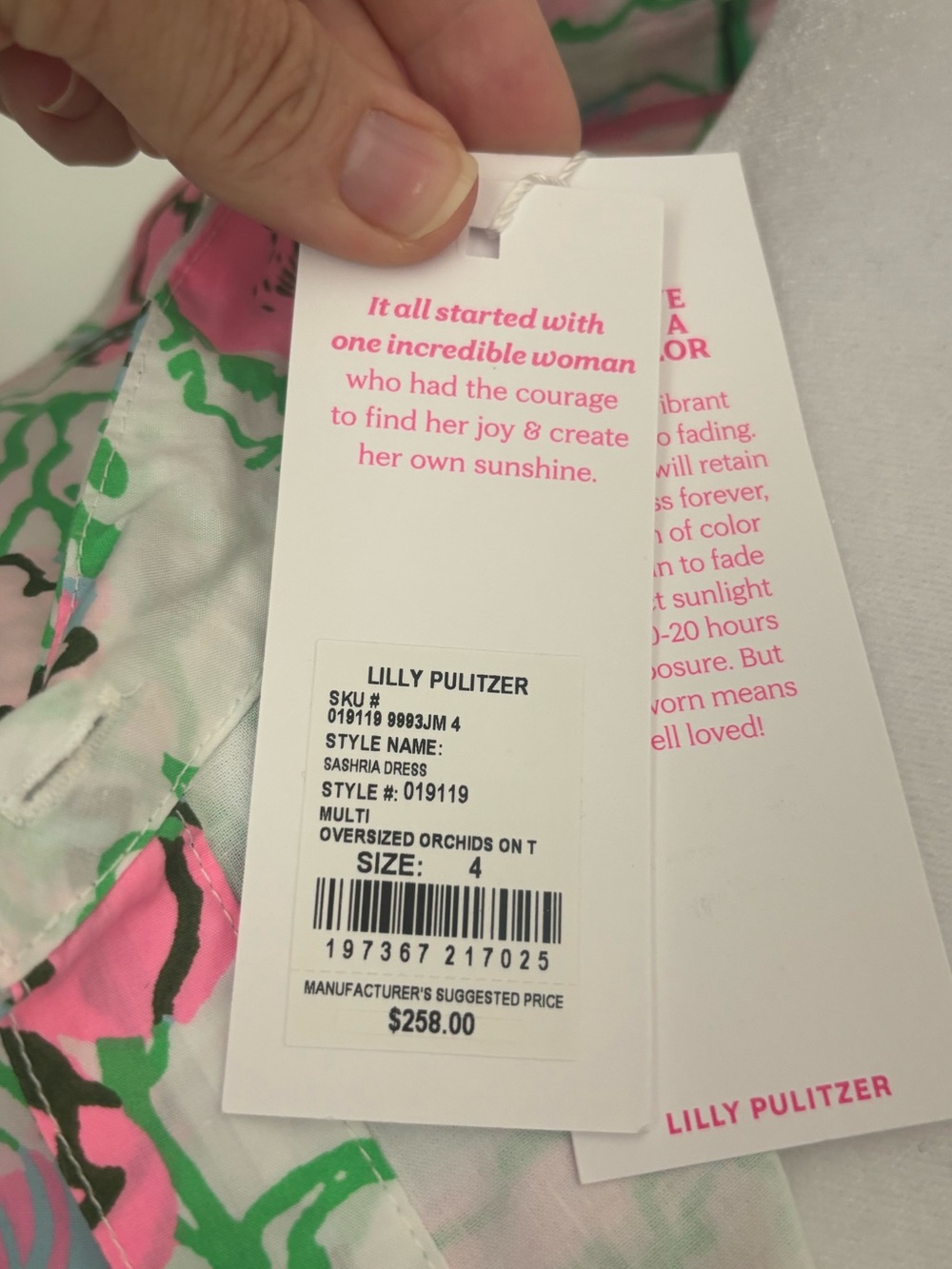 Lilly Pulitzer Pink & Green Sashria Floral Button-Front Midi Dress size 4 NWT - Picture 7 of 13